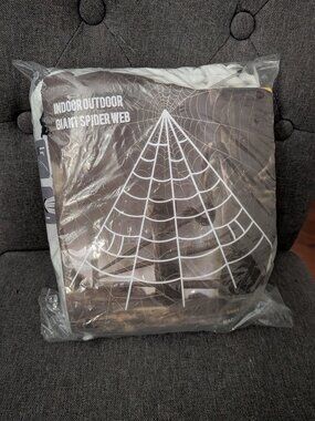 Halloween spider web